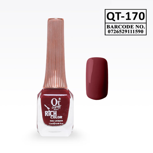 Quetee Beauty Rich Color Nail Polish QT-170