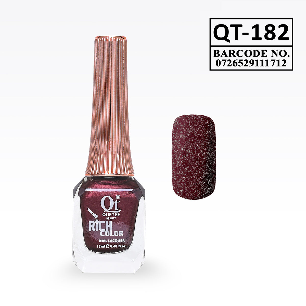 Quetee Beauty Rich Color Nail Polish QT-179