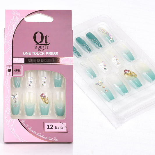 Quetee Beauty 3D Nails Premium Design Twenty Five