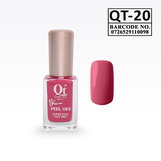 Quetee Beauty Peel Off Nail Polish QT-20