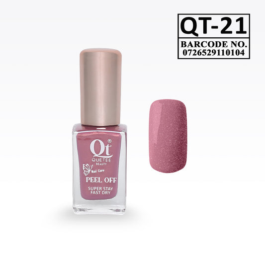 Quetee Beauty Peel Off Nail Polish QT-21