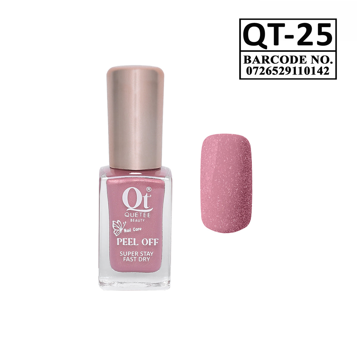 Quetee Beauty Peel Off Nail Polish QT-25