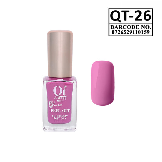 Quetee Beauty Peel Off Nail Polish QT-26