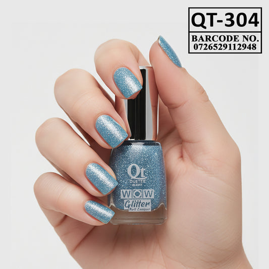 Quetee Beauty Glitter Nail Paint Qt-304