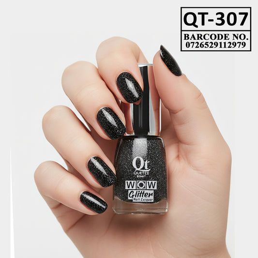 Quetee Beauty Glitter Nail Paint Qt-307