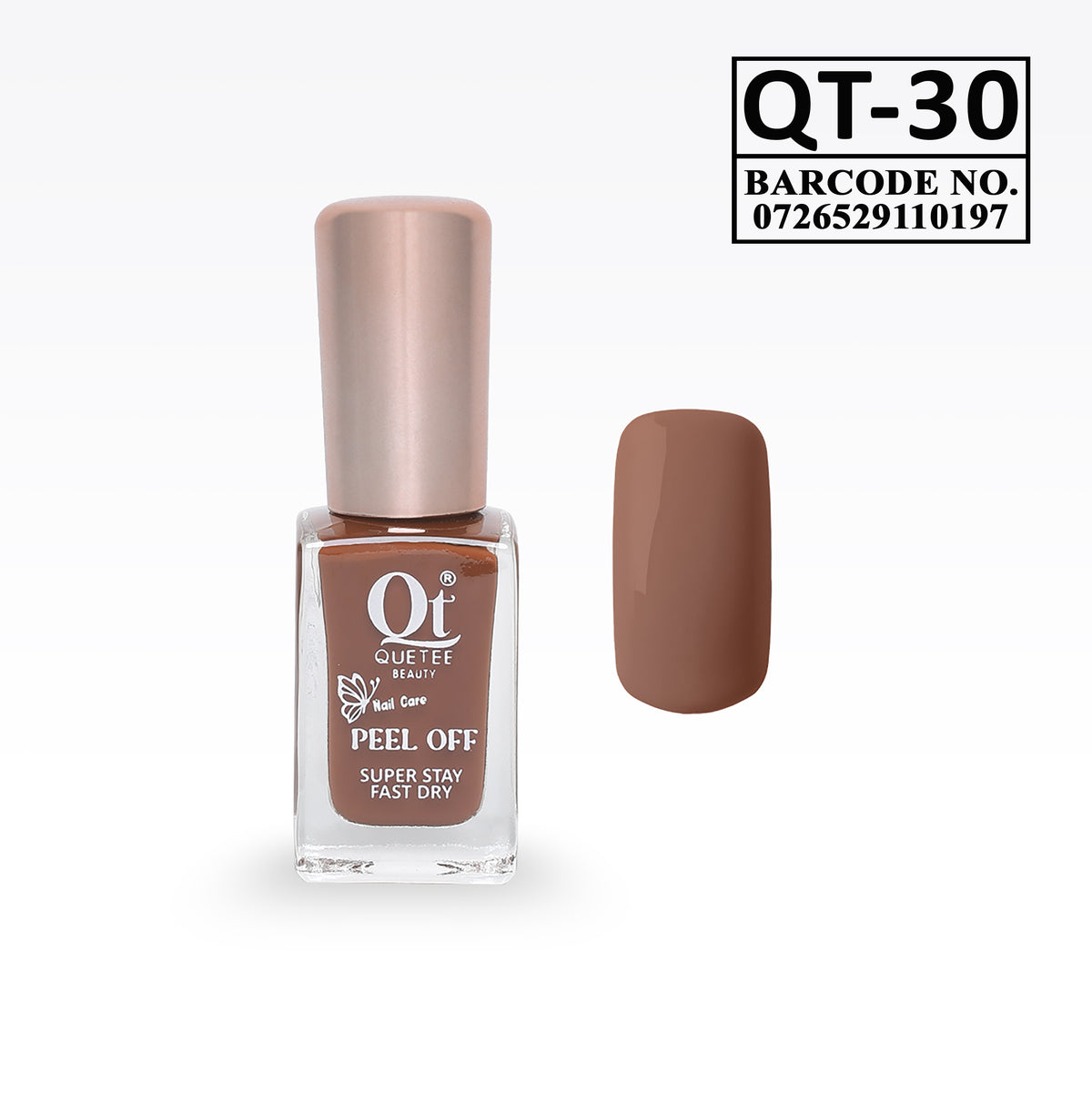 Quetee Beauty Peel Off Nail Polish QT-30