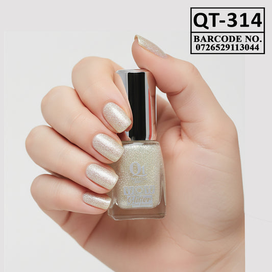 Quetee Beauty Glitter Nail Paint Qt-314