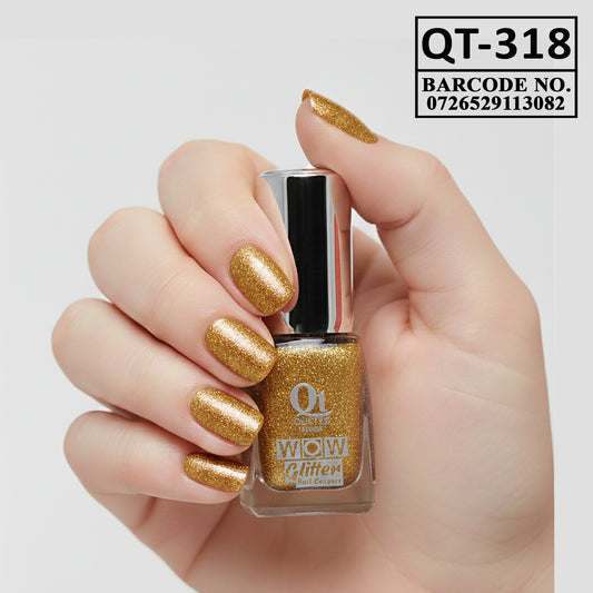 Quetee Beauty Glitter Nail Paint Qt-318