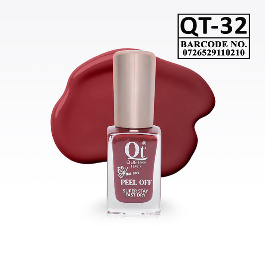 Quetee Beauty Peel Off Nail Polish QT-32