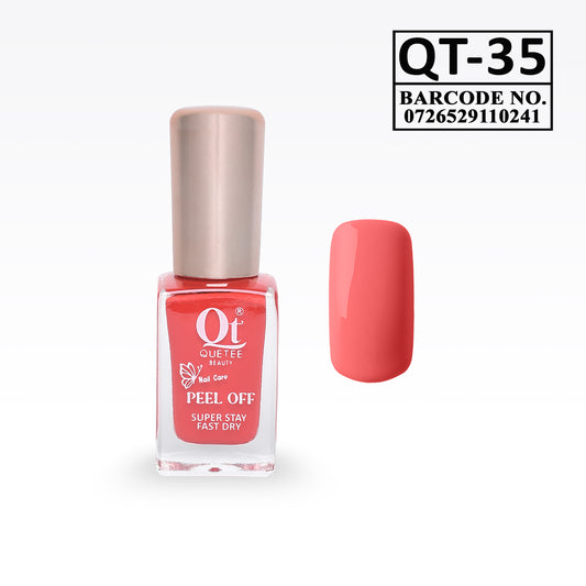 Quetee Beauty Peel Off Nail Polish QT-35