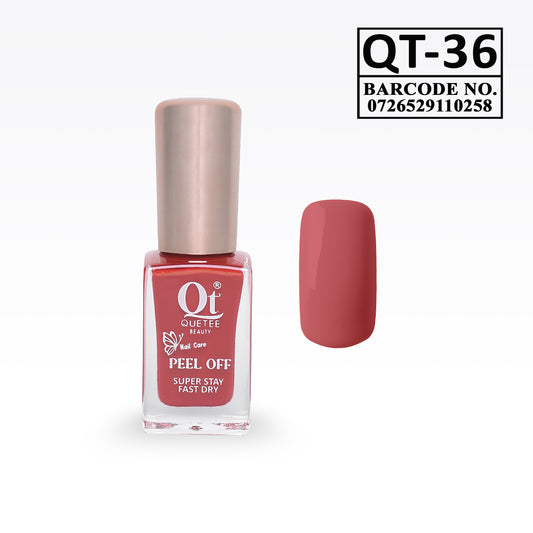Quetee Beauty Peel Off Nail Polish QT-36