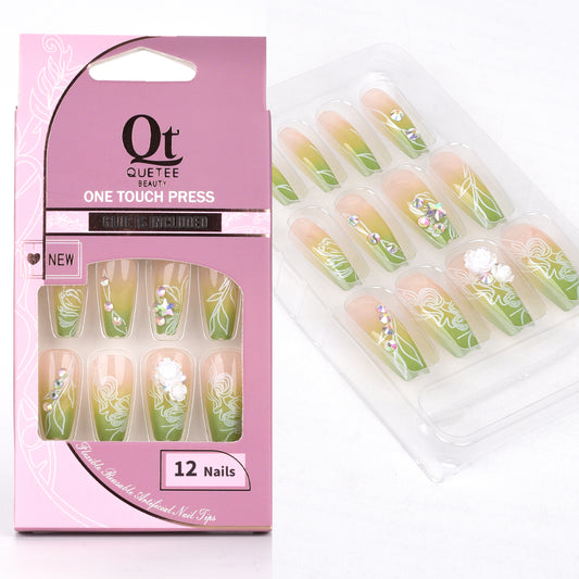 Quetee Beauty 3D Nails Premium Design Twenty Seven