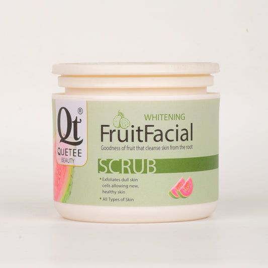 QUETEE BEAUTY WHITENING FRUIT FACIAL GAVA  SCRUB