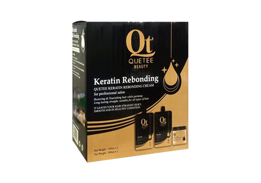 QUETEE BEAUTY KERATIN REBOUNDING500 ML + HAIR MASK 500M
