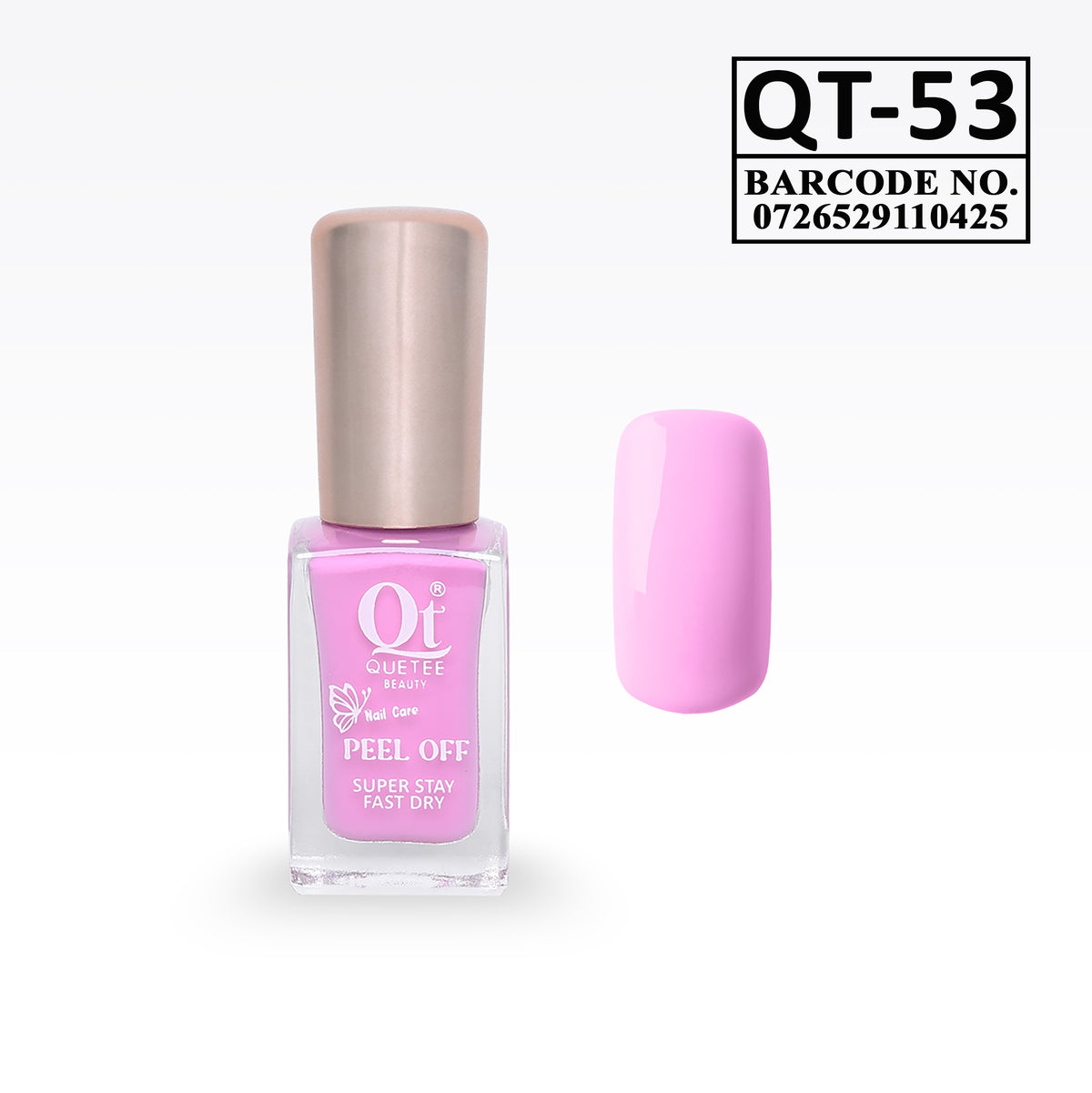 Quetee Beauty Peel Off Nail Polish QT-53