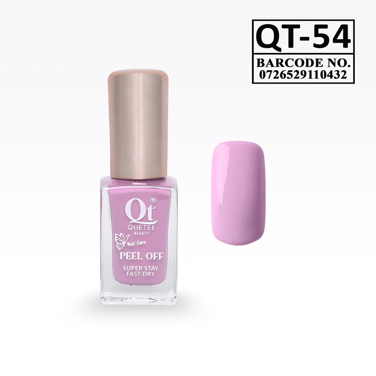Quetee Beauty Peel Off Nail Polish QT-54