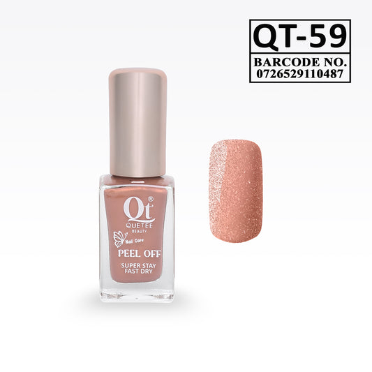 Quetee Beauty Peel Off Nail Polish QT-59