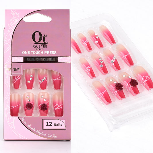 Quetee Beauty 3D Nails Premium Design Thirty Three