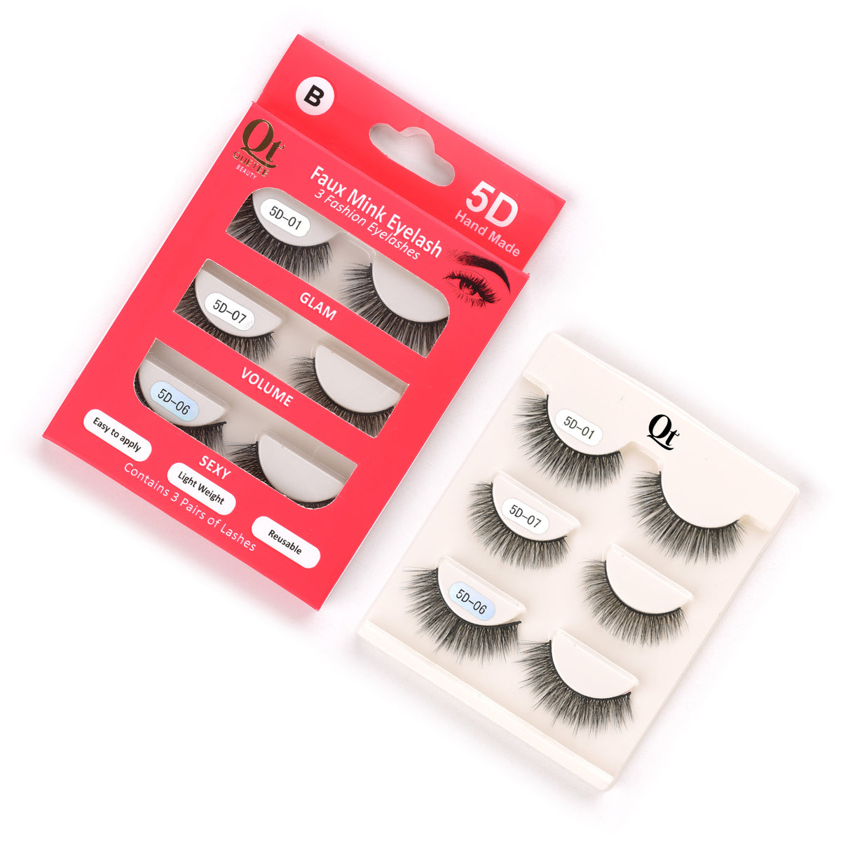 Faux Mink Eyelash-Pack One