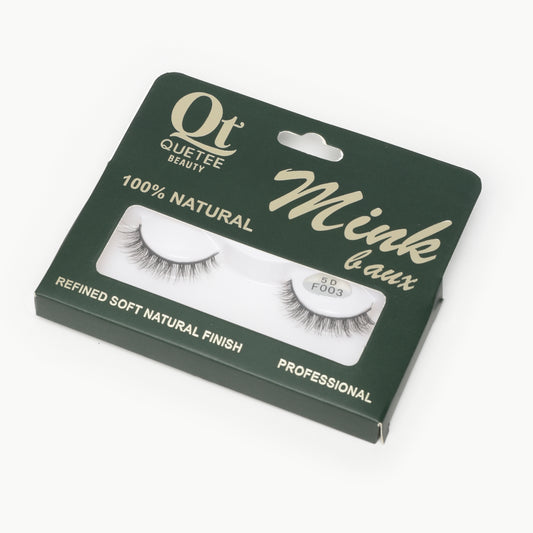 Quetee Mink Lashes F003 – Soft Volume Natural Finish