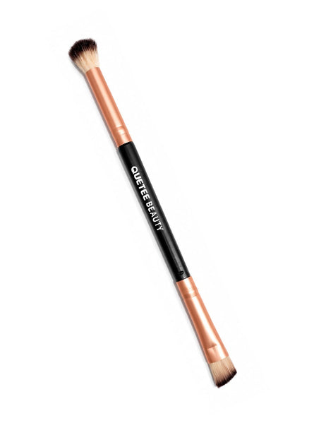 Quetee Beauty Eyeshadow and Contouring Brush 2 in 1