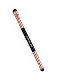 Quetee Beauty Round and Cut Eye Makeup Brush 2 in 1