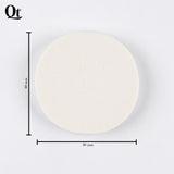 Round Shape Makeup Paffs in White Color