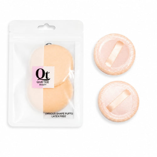 Quetee Beauty Round Foundation Sponge 2 in 1 Makeup Puff