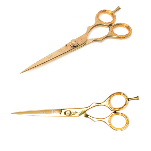 Quetee Beauty Professional Hair Cutting Barber Scissor 6.5 Golden